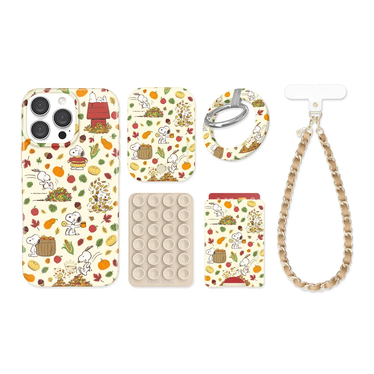 Snoopy Autumn Leaves iPhone Bundle Set sold by Velvet Caviar product image thumbnail 5