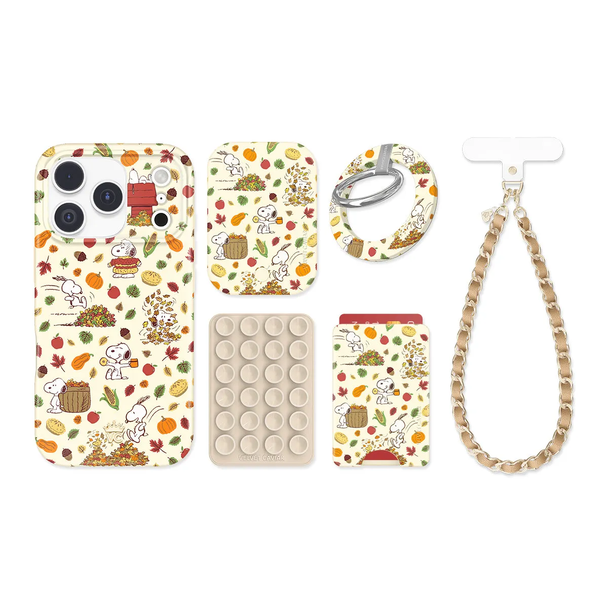 Snoopy Autumn Leaves iPhone Bundle Set sold by Velvet Caviar product image thumbnail 3