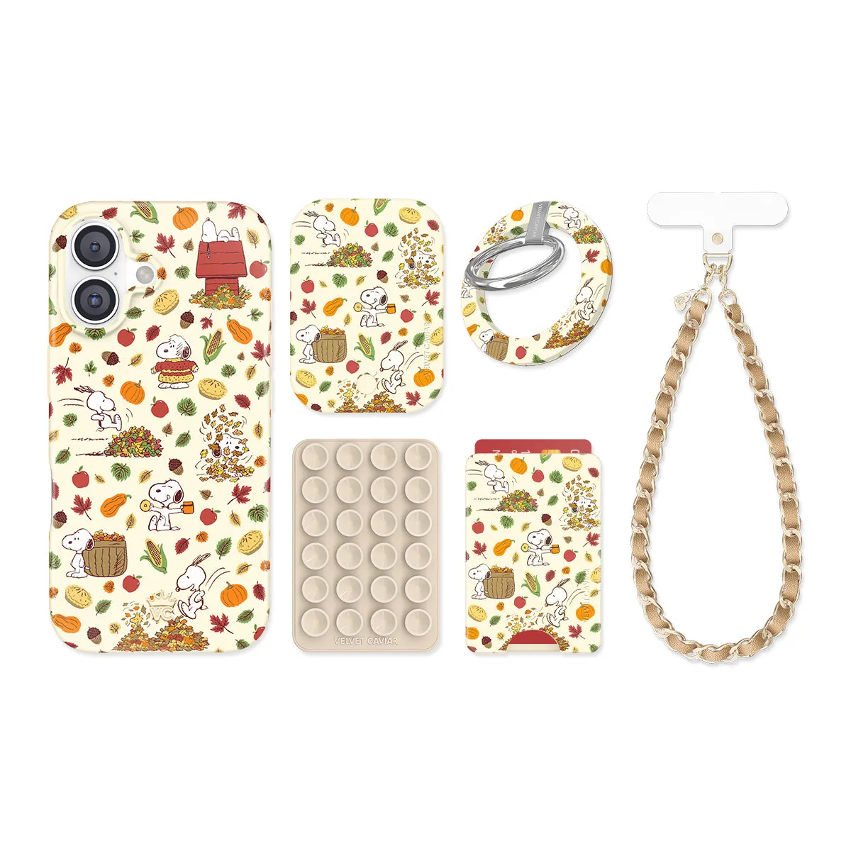 Snoopy Autumn Leaves iPhone Bundle Set sold by Velvet Caviar product image thumbnail 2