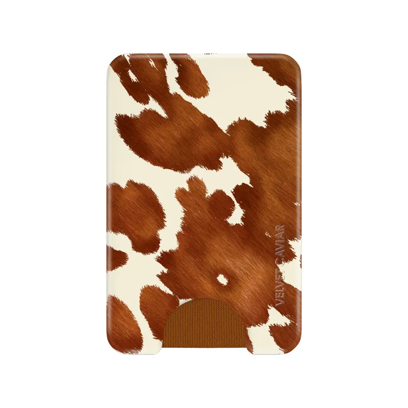 Cocoa Cow Magsafe Wallet sold by Velvet Caviar