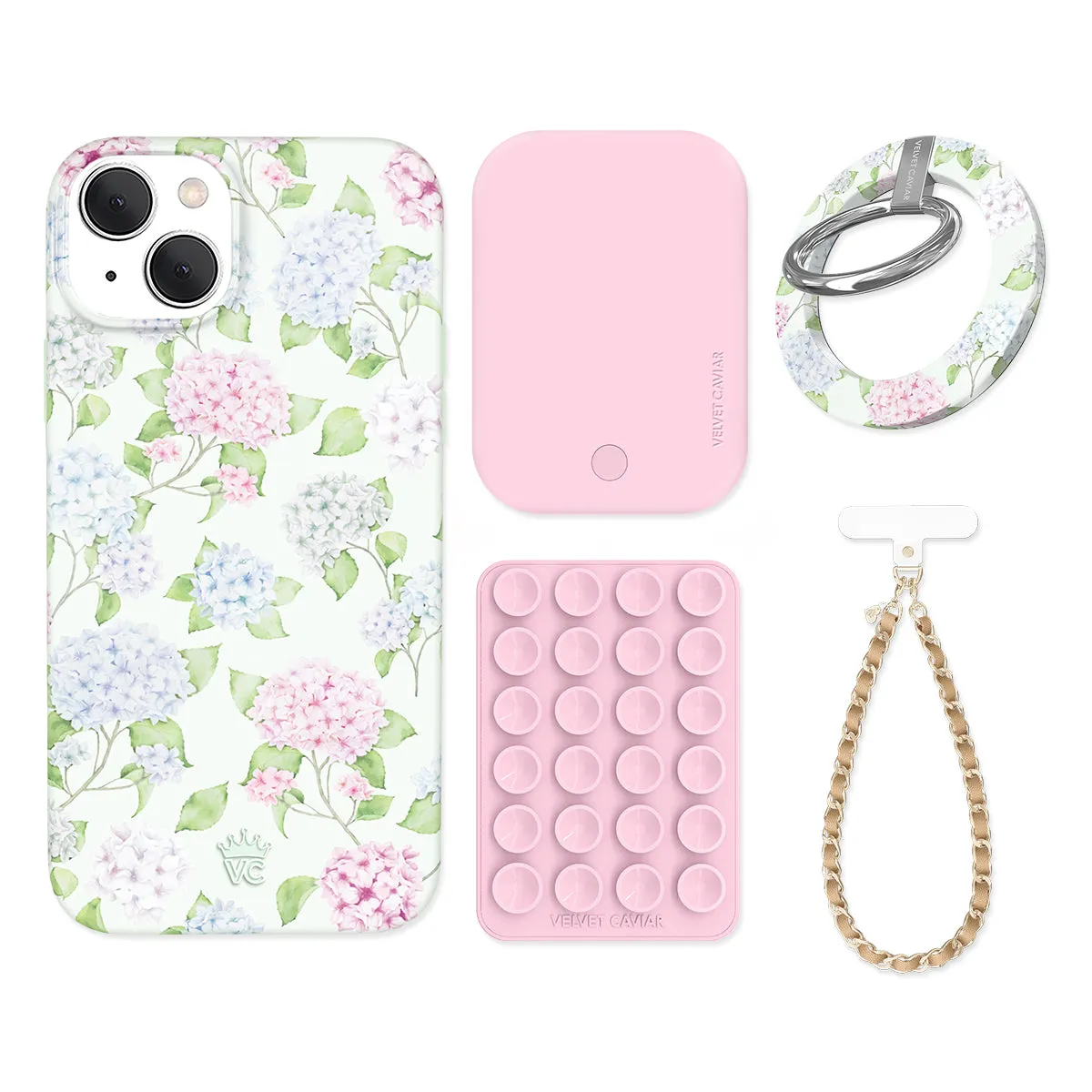 Hydrangea Floral iPhone Bundle Set - Grip sold by Velvet Caviar product image thumbnail 5