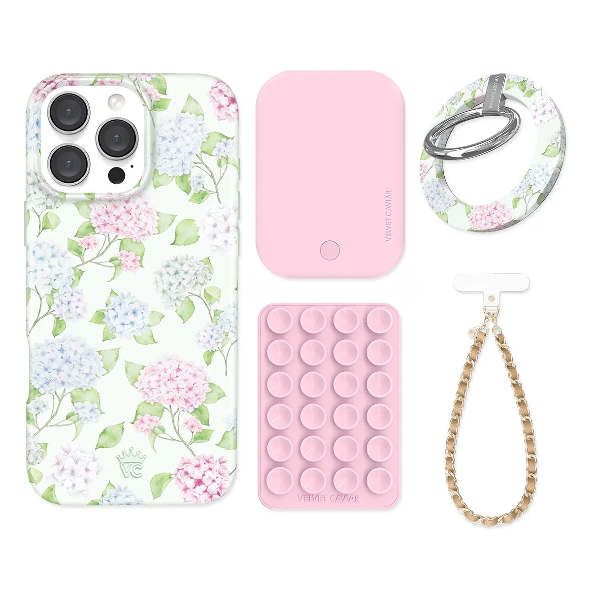 Hydrangea Floral iPhone Bundle Set - Grip sold by Velvet Caviar product image thumbnail 2