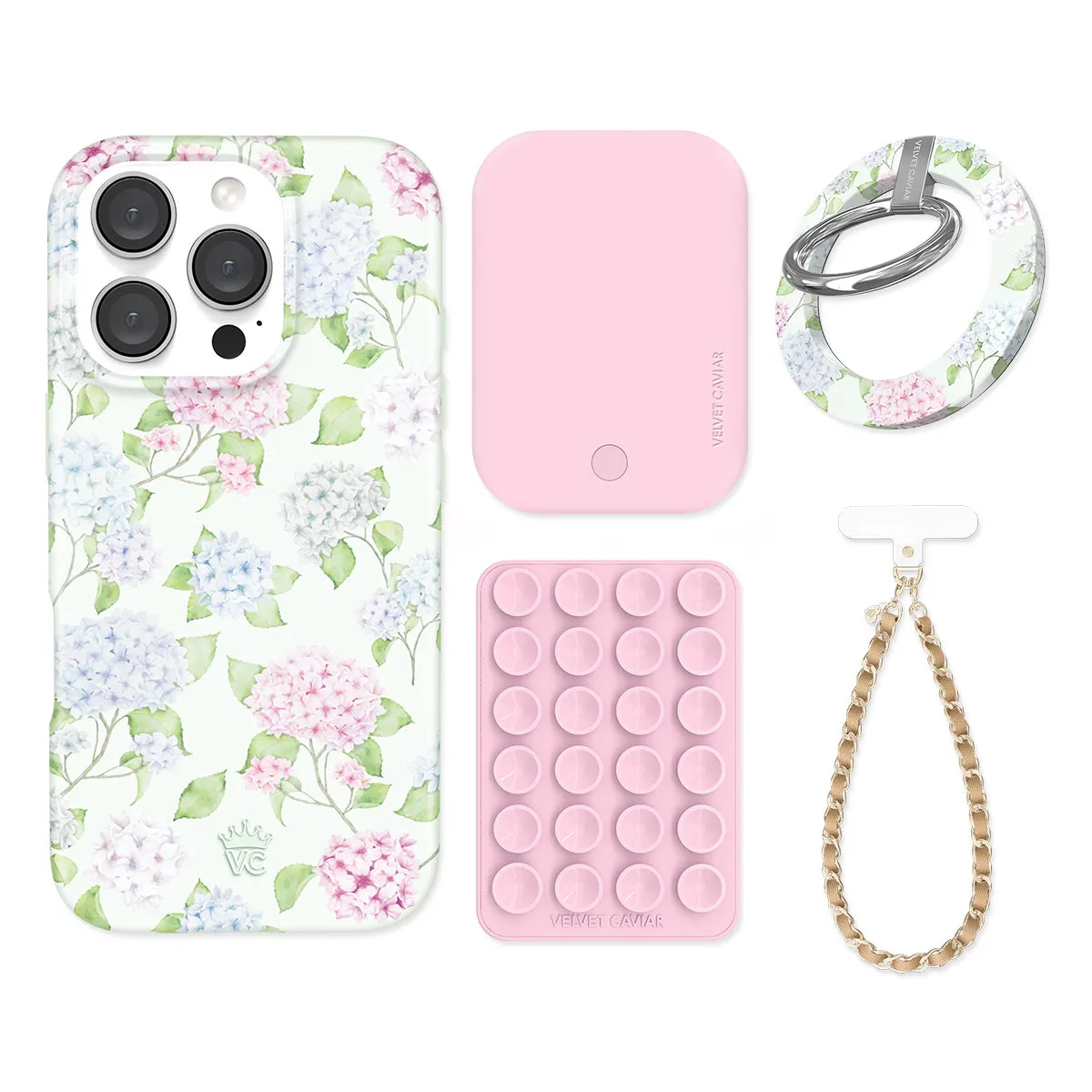 Hydrangea Floral iPhone Bundle Set - Grip sold by Velvet Caviar product image thumbnail 3
