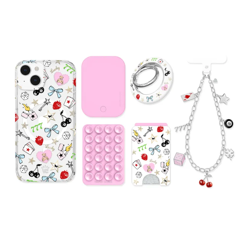 Lucky Charm iPhone Bundle Set sold by Velvet Caviar
