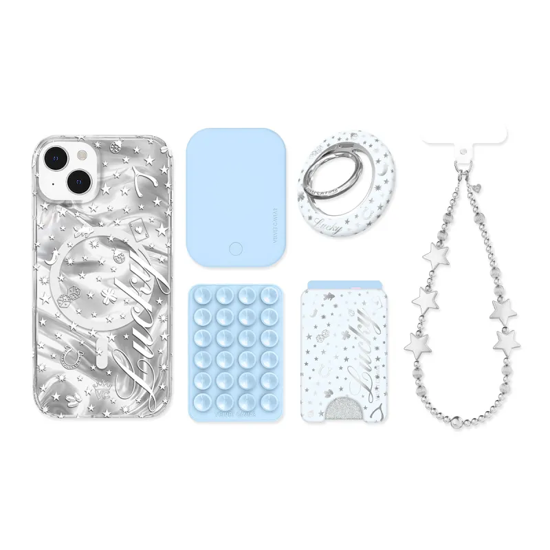 Lucky Girl Holo iPhone Bundle Set sold by Velvet Caviar