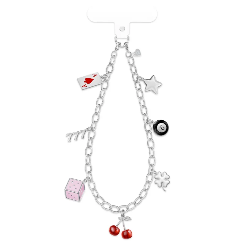 Lucky Girl Bracelet Phone Charm made by Velvet Caviar