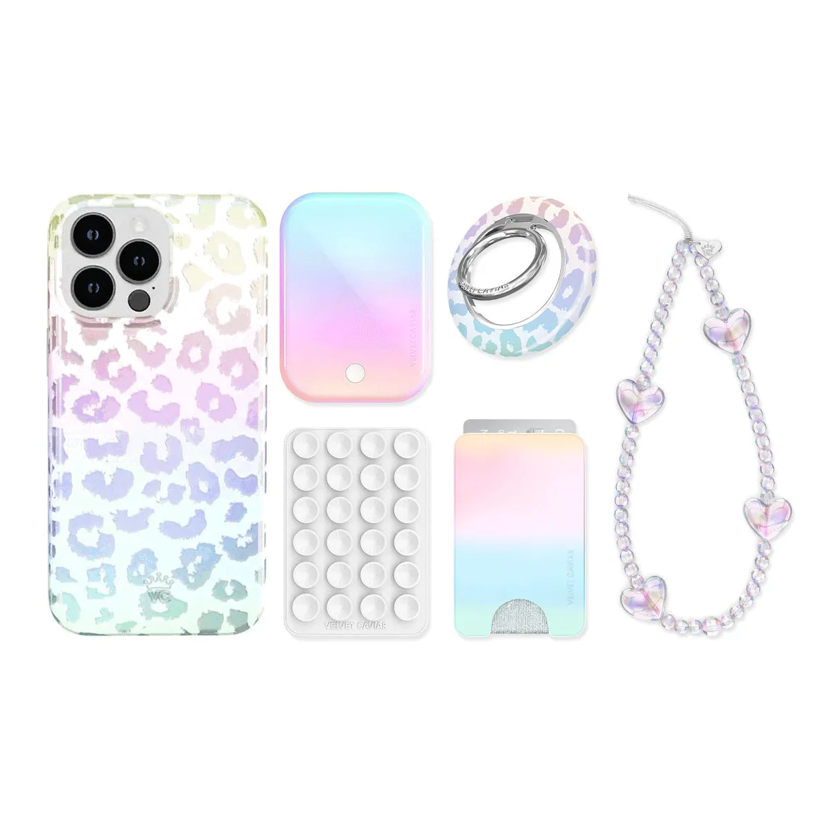 White Opal Leopard iPhone Bundle Set sold by Velvet Caviar product image thumbnail 4