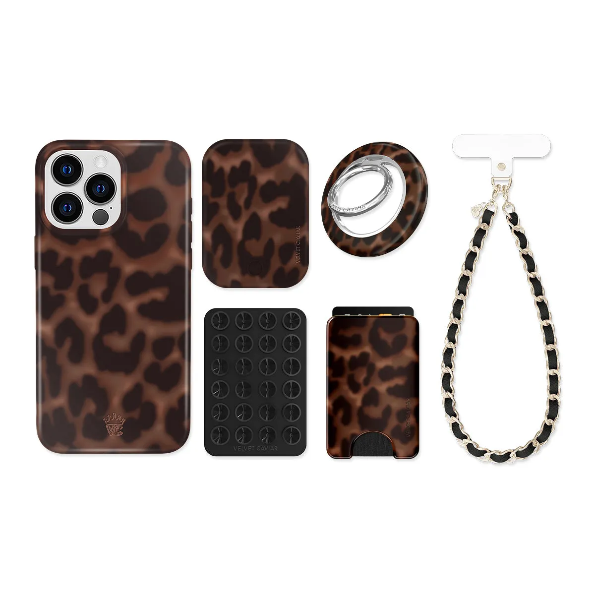 It Girl Leopard iPhone Bundle Set sold by Velvet Caviar
