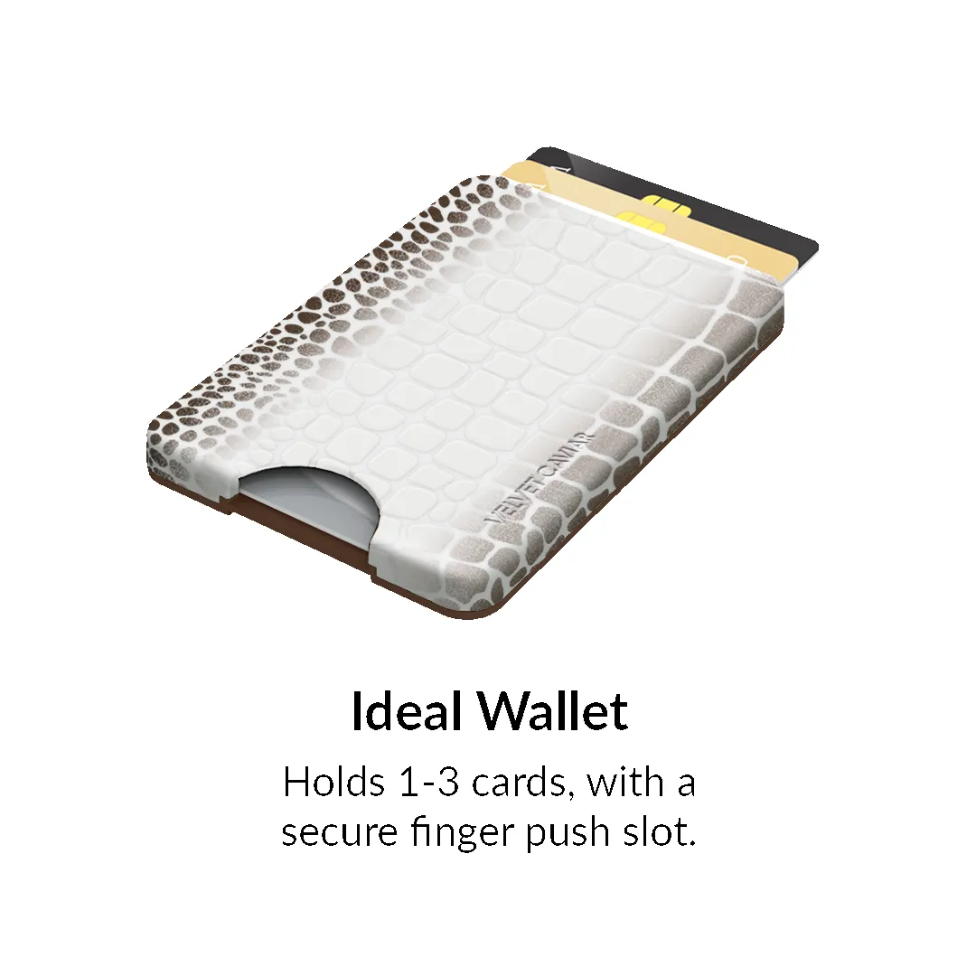 Himalayan Croc MagSafe Wallet sold by Velvet Caviar product image thumbnail 3