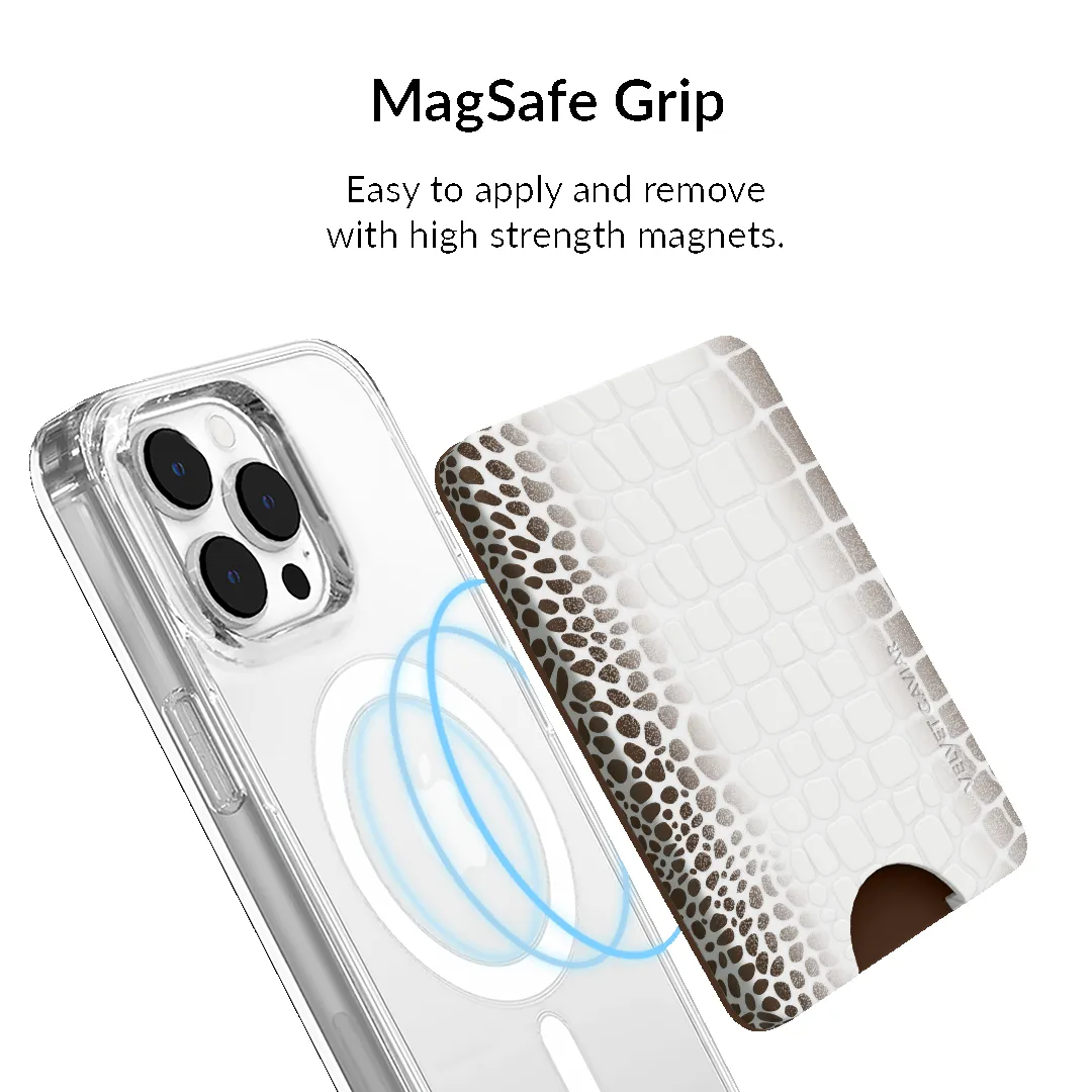 Himalayan Croc MagSafe Wallet sold by Velvet Caviar product image thumbnail 4