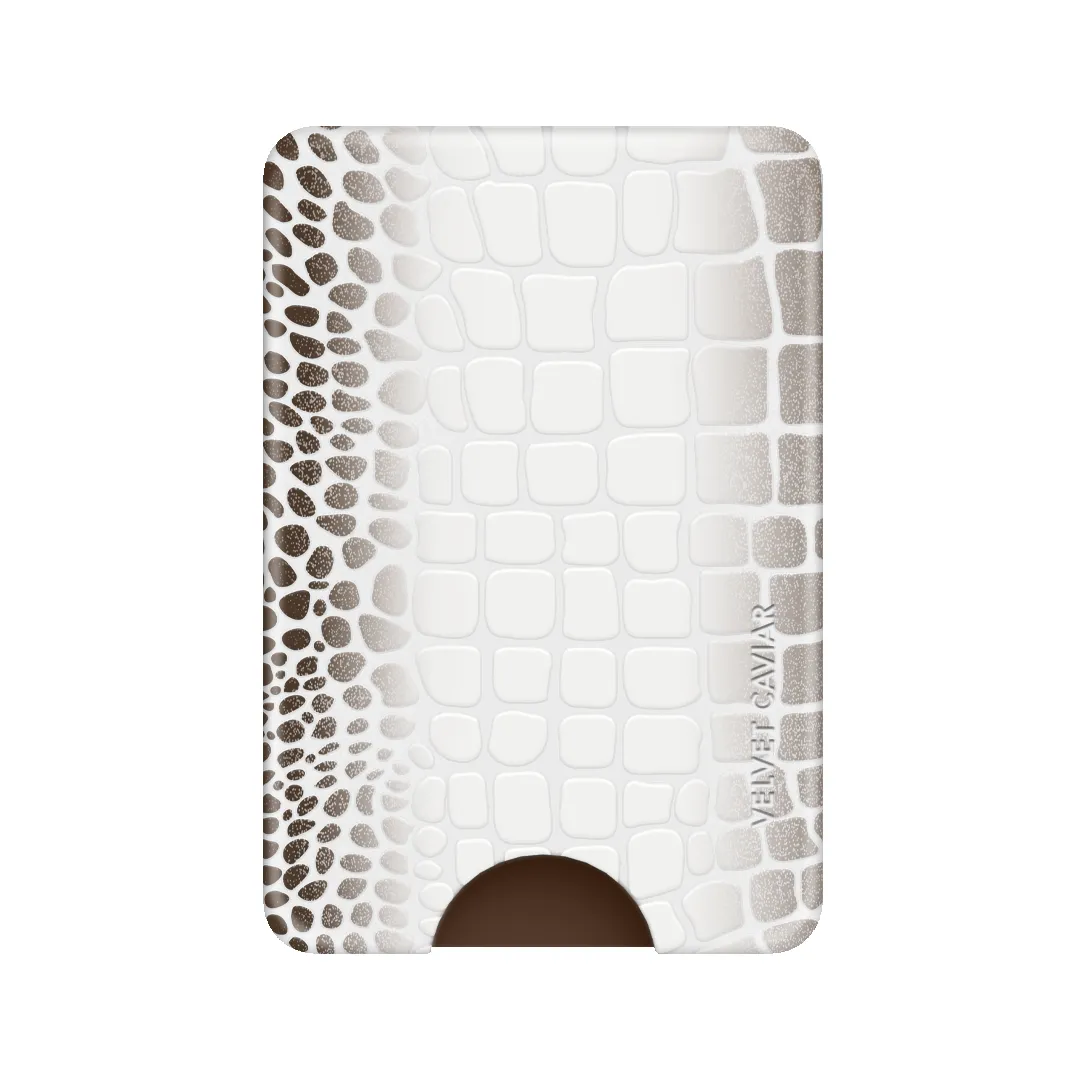 Himalayan Croc MagSafe Wallet sold by Velvet Caviar