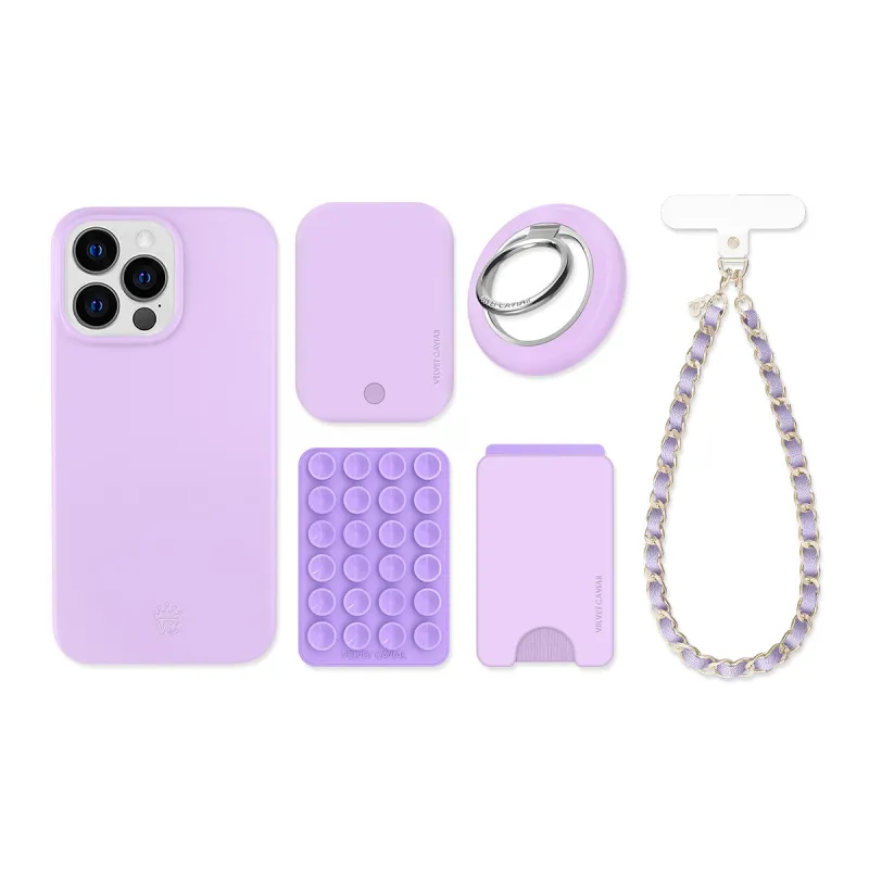 Lilac Gelato iPhone Bundle Set made by Velvet Caviar
