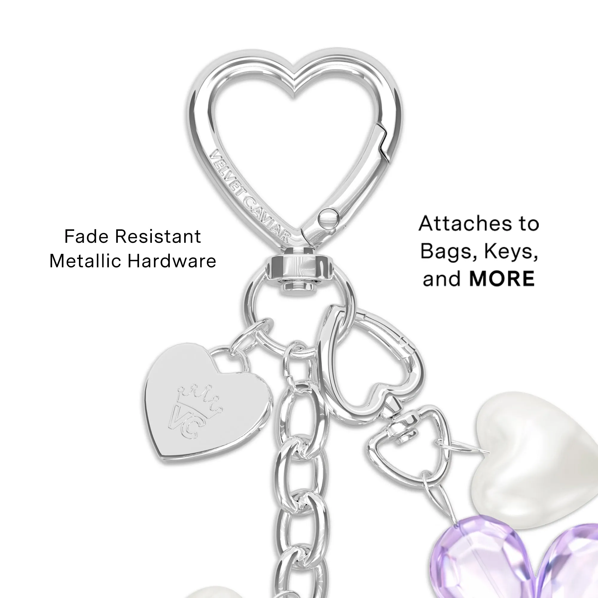 Lavender Cherry Blossom Bag Charm sold by Velvet Caviar product image thumbnail 3