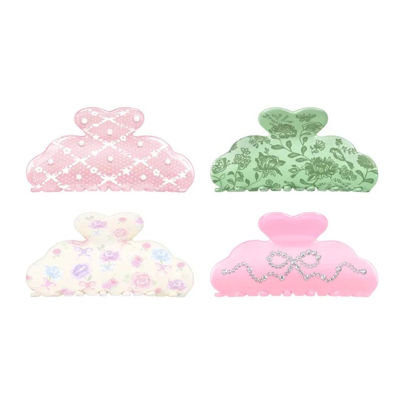 Spring Whimsy Hair Clip Bundle made by Velvet Caviar