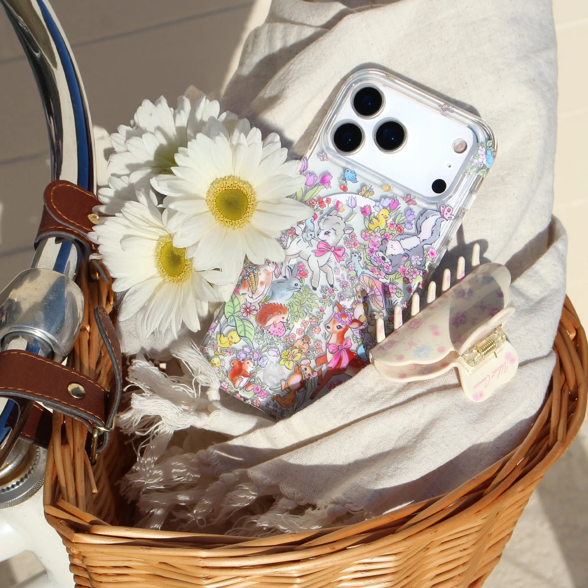 Angelic Floral Hair Clip sold by Velvet Caviar product image thumbnail 4