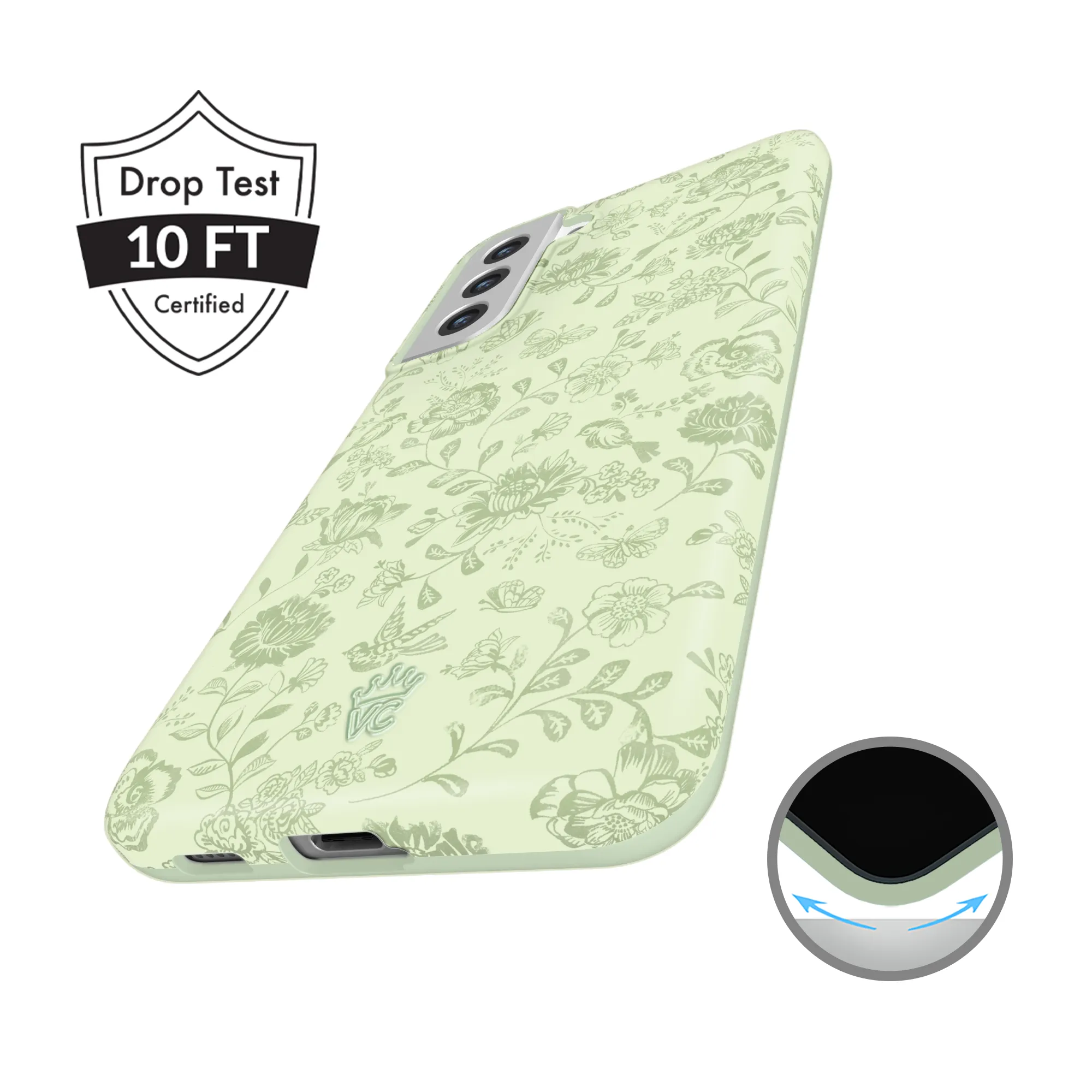 Storybook Sage Floral Samsung Case sold by Velvet Caviar product image thumbnail 4