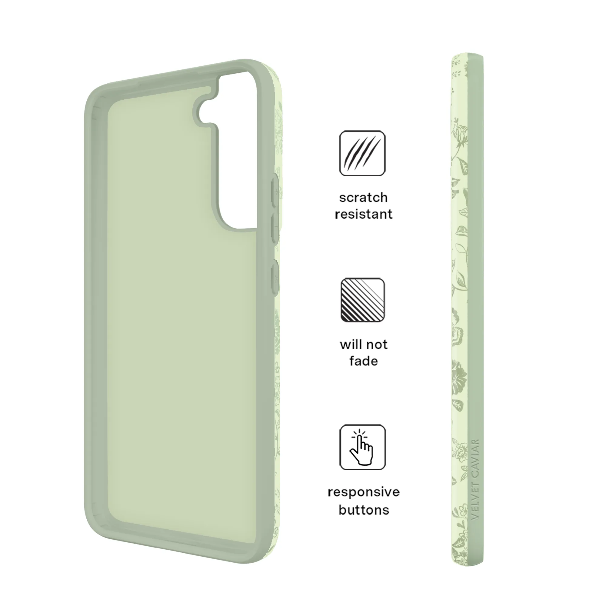 Storybook Sage Floral Samsung Case sold by Velvet Caviar product image thumbnail 5