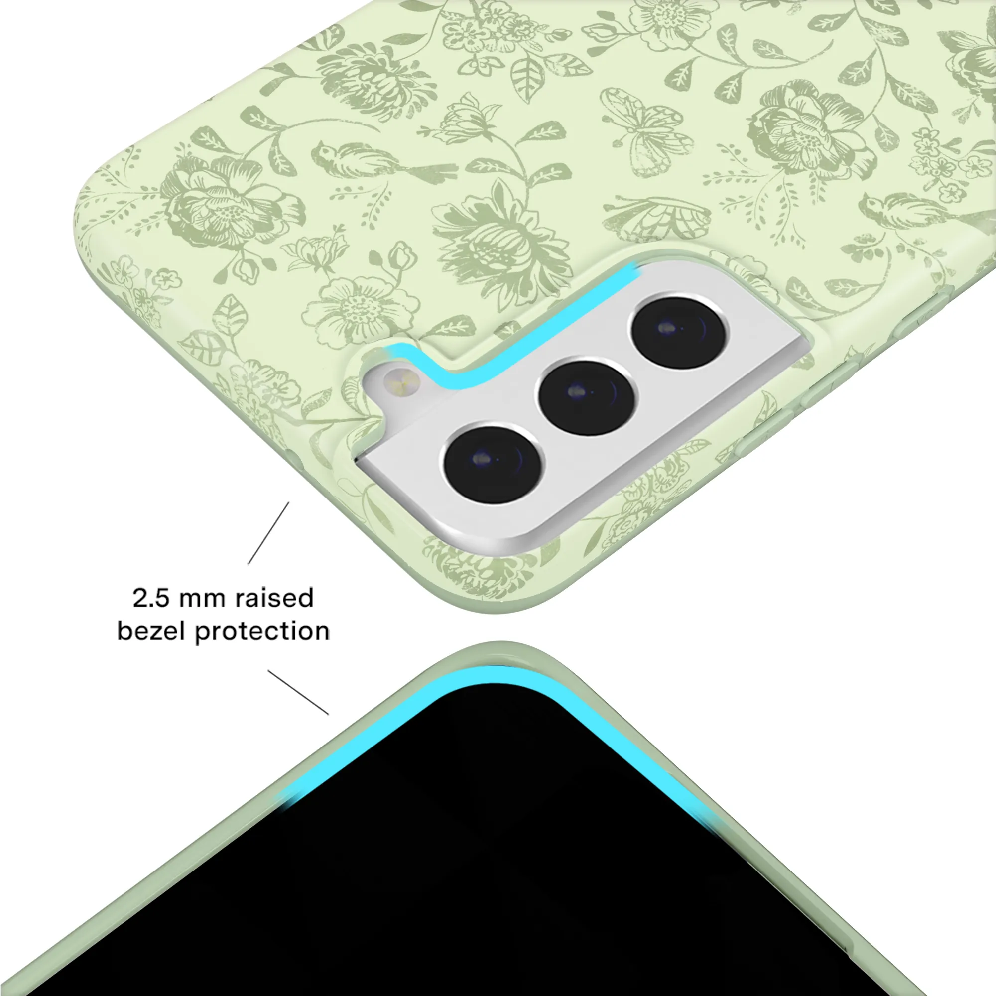Storybook Sage Floral Samsung Case sold by Velvet Caviar product image thumbnail 2