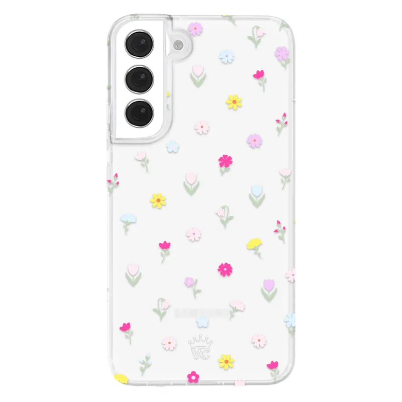 Dreamy Meadow Floral Samsung Case made by Velvet Caviar