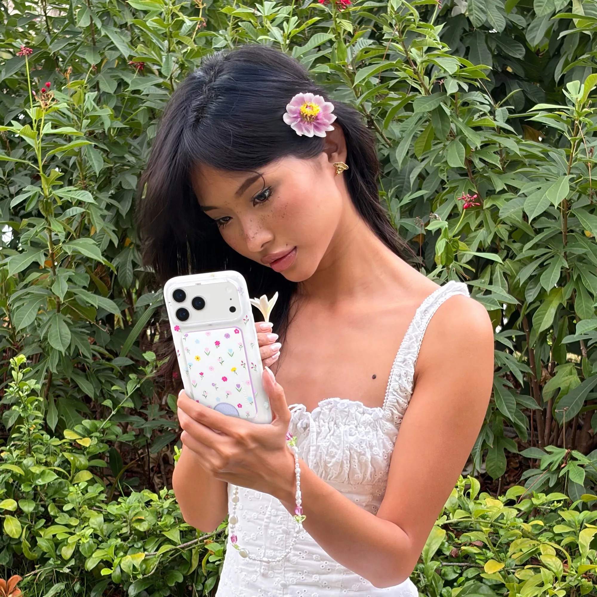 Dreamy Meadow Floral MagSafe Wallet sold by Velvet Caviar product image thumbnail 2