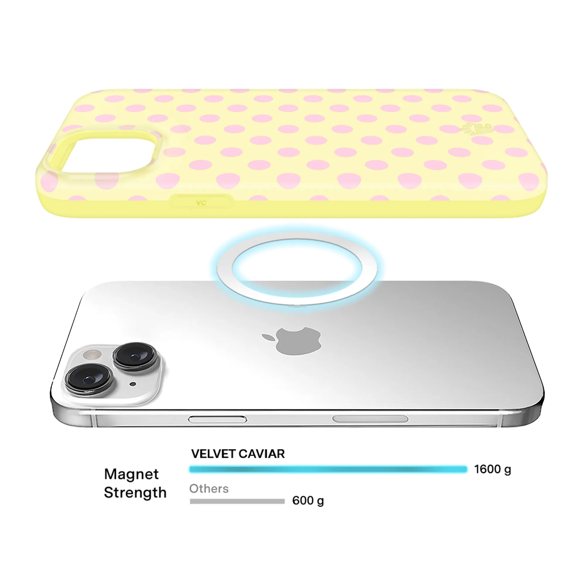 Buttercream Polka Dot iPhone Case sold by Velvet Caviar product image thumbnail 4