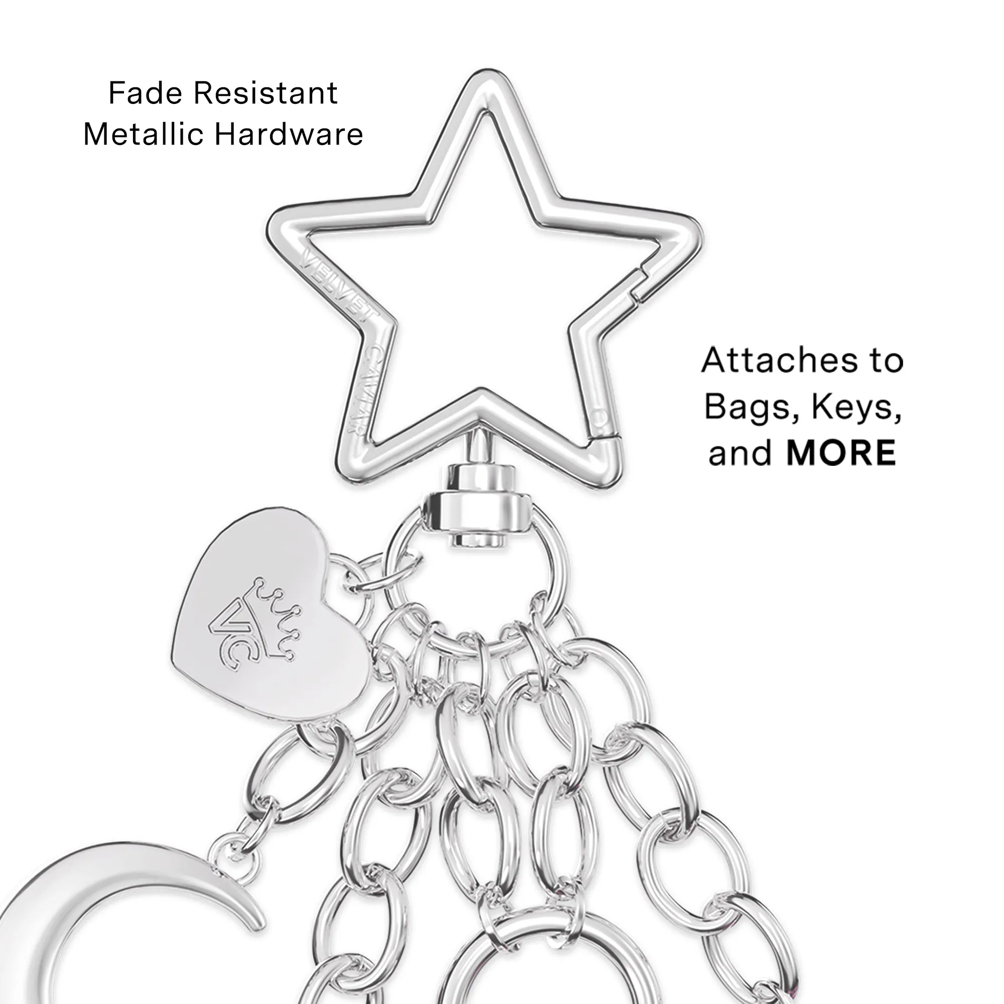 Lucky Star Locket Bag Charm sold by Velvet Caviar product image thumbnail 3