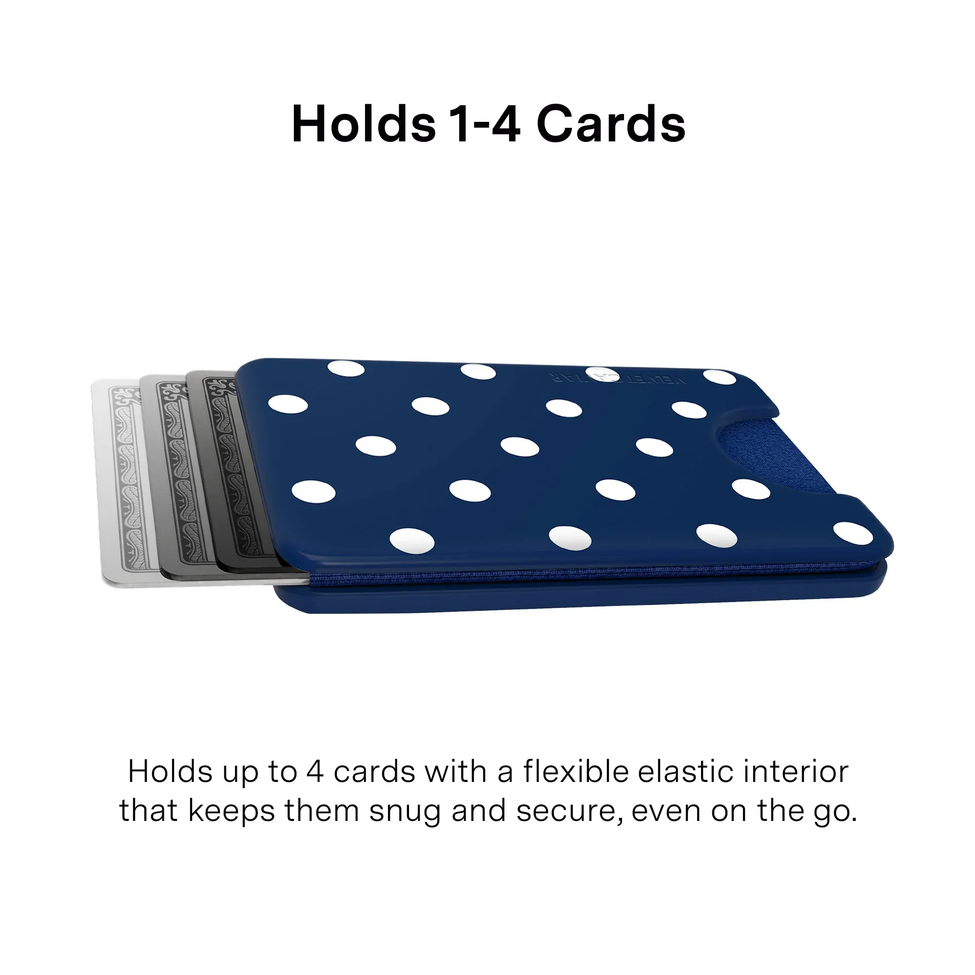 Midnight Polka Dot MagSafe Wallet sold by Velvet Caviar product image thumbnail 3