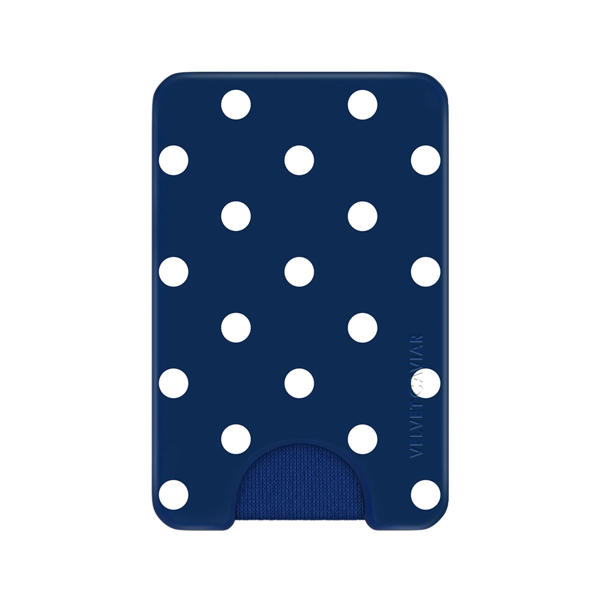 Midnight Polka Dot MagSafe Wallet sold by Velvet Caviar