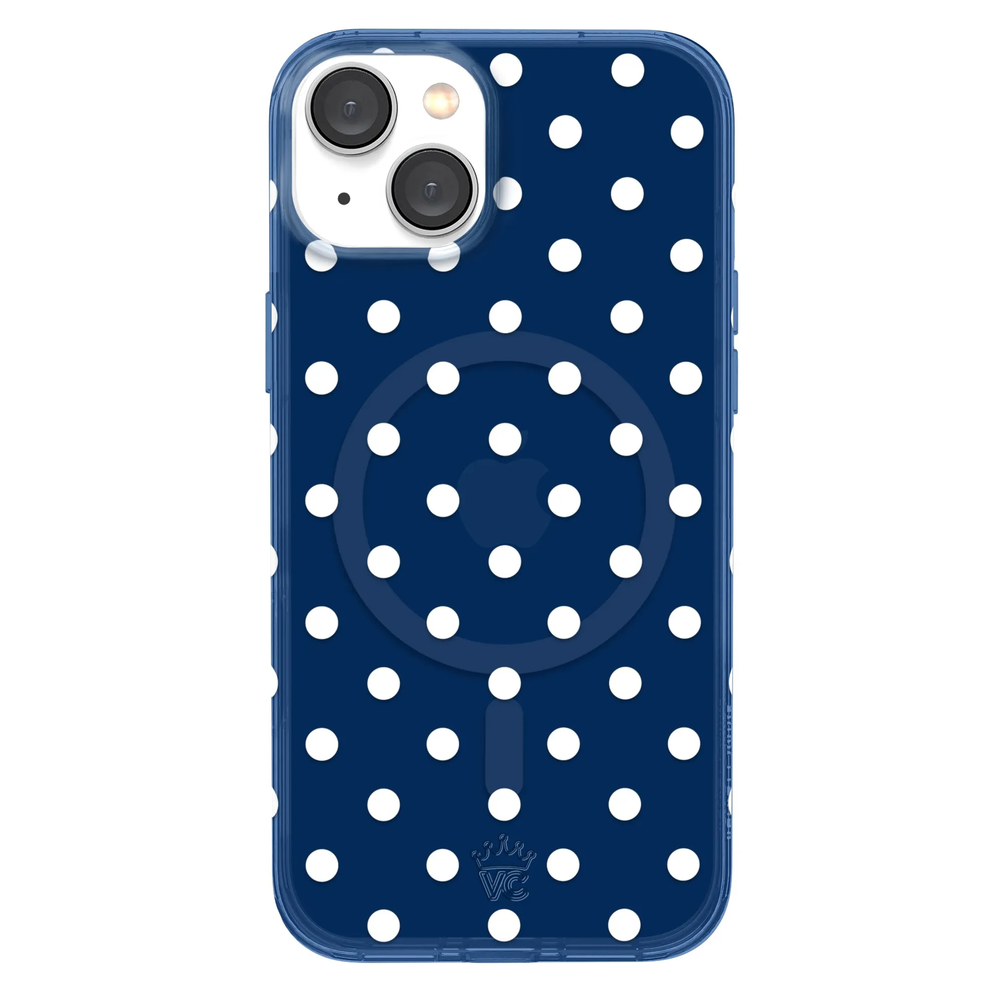 Midnight Polka Dot iPhone Case sold by Velvet Caviar