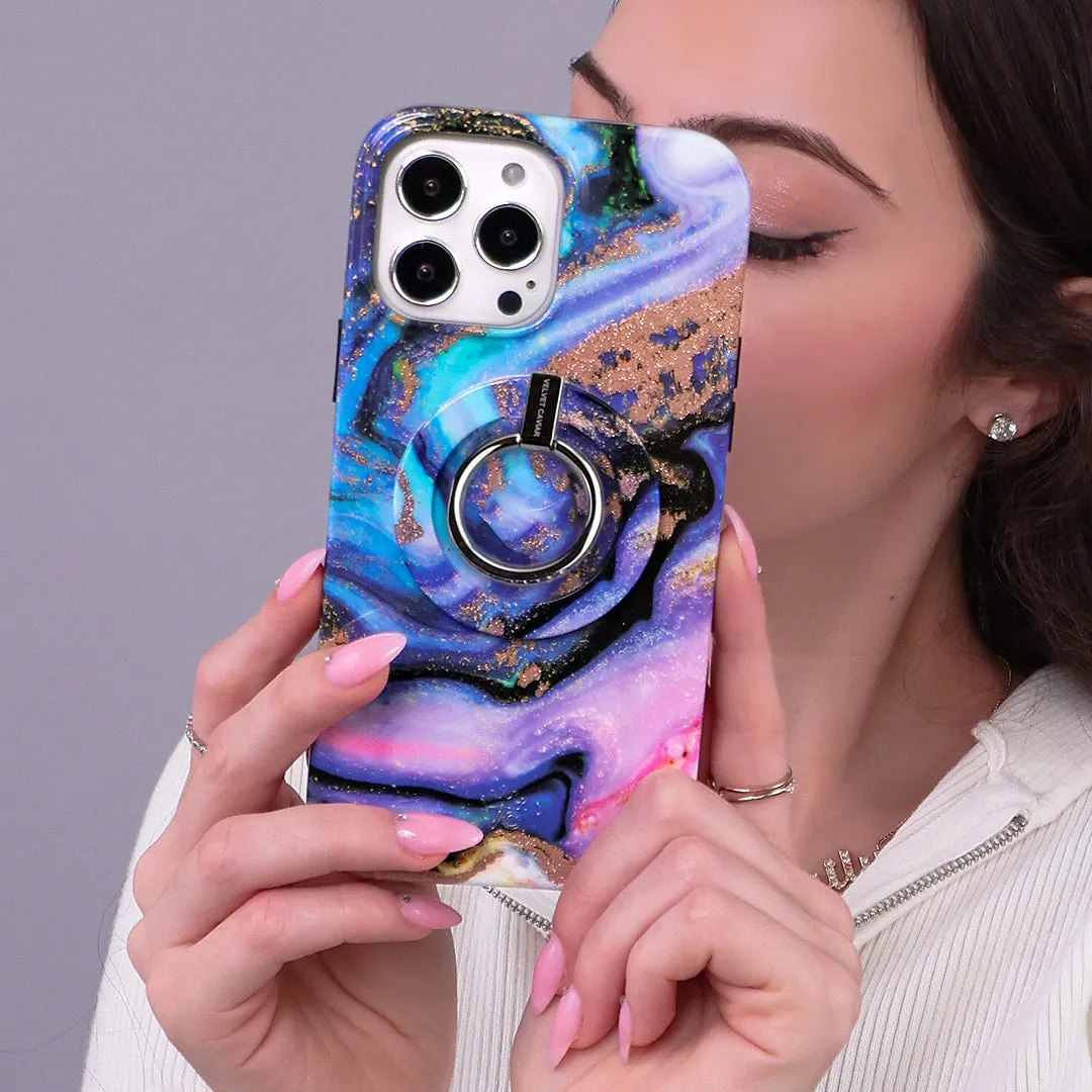 Galaxy Glitter MagSafe Grip Ring sold by Velvet Caviar product image thumbnail 2