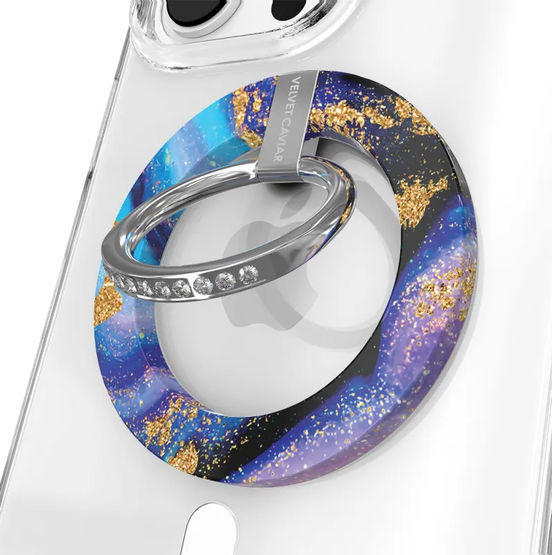 Galaxy Glitter MagSafe Grip Ring made by Velvet Caviar