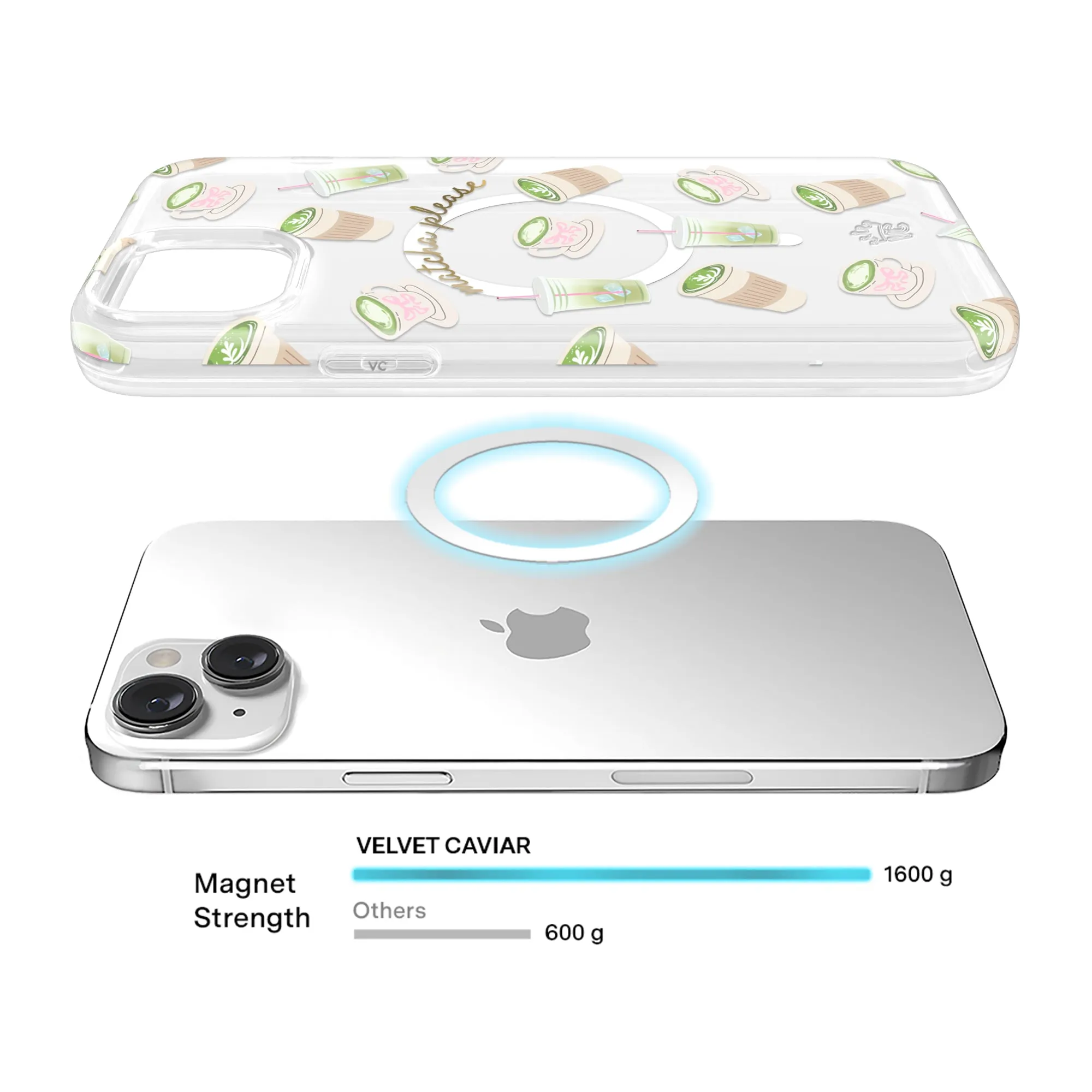 Matcha Please iPhone Case sold by Velvet Caviar product image thumbnail 4