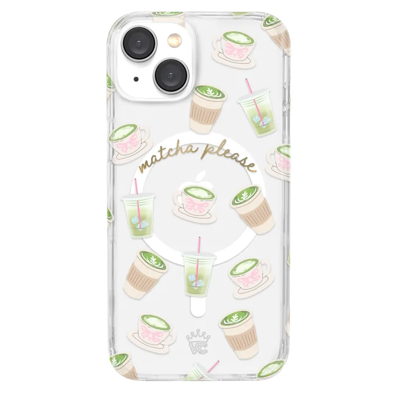 Matcha Please iPhone Case made by Velvet Caviar