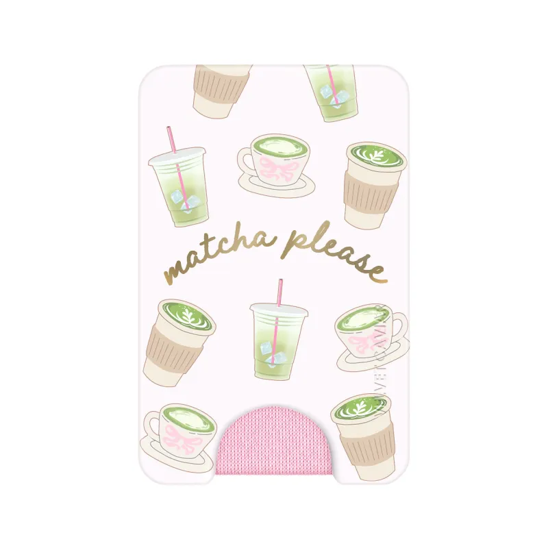 Matcha Please MagSafe Wallet made by Velvet Caviar