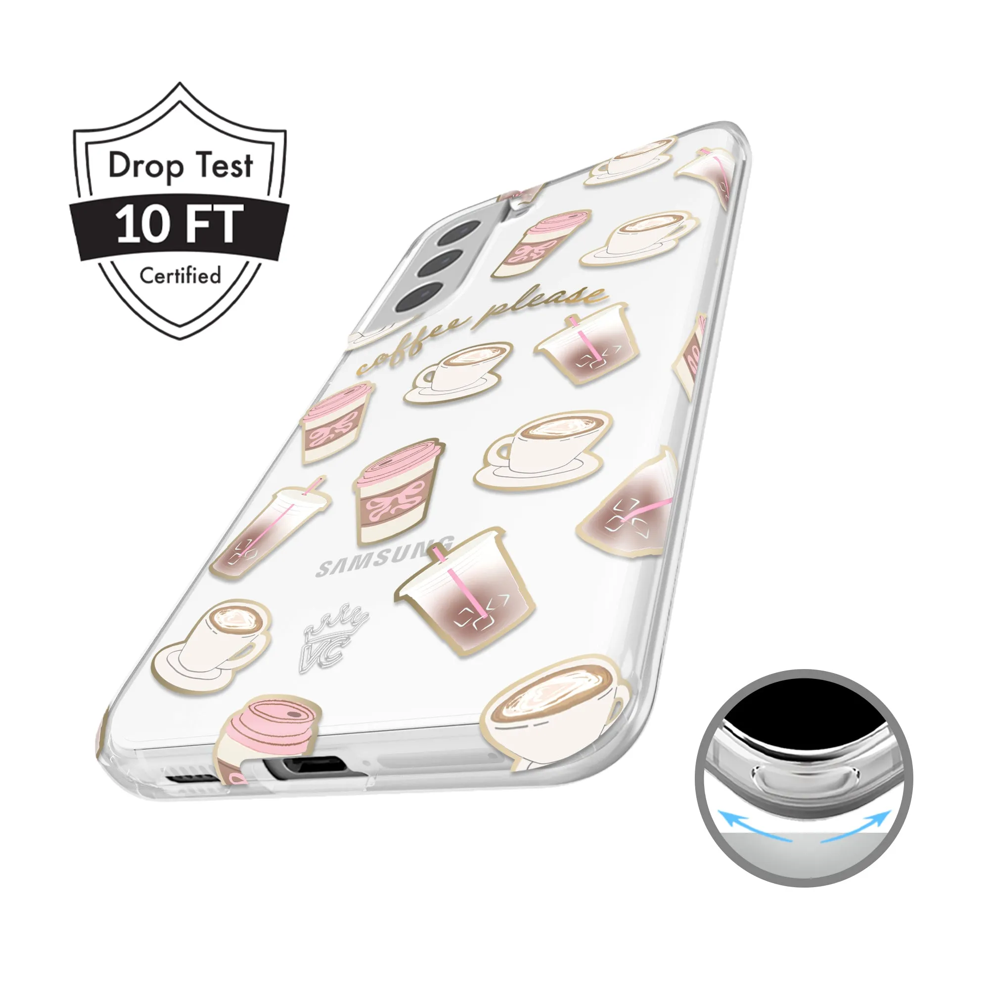 Coffee Please Samsung Case sold by Velvet Caviar product image thumbnail 2