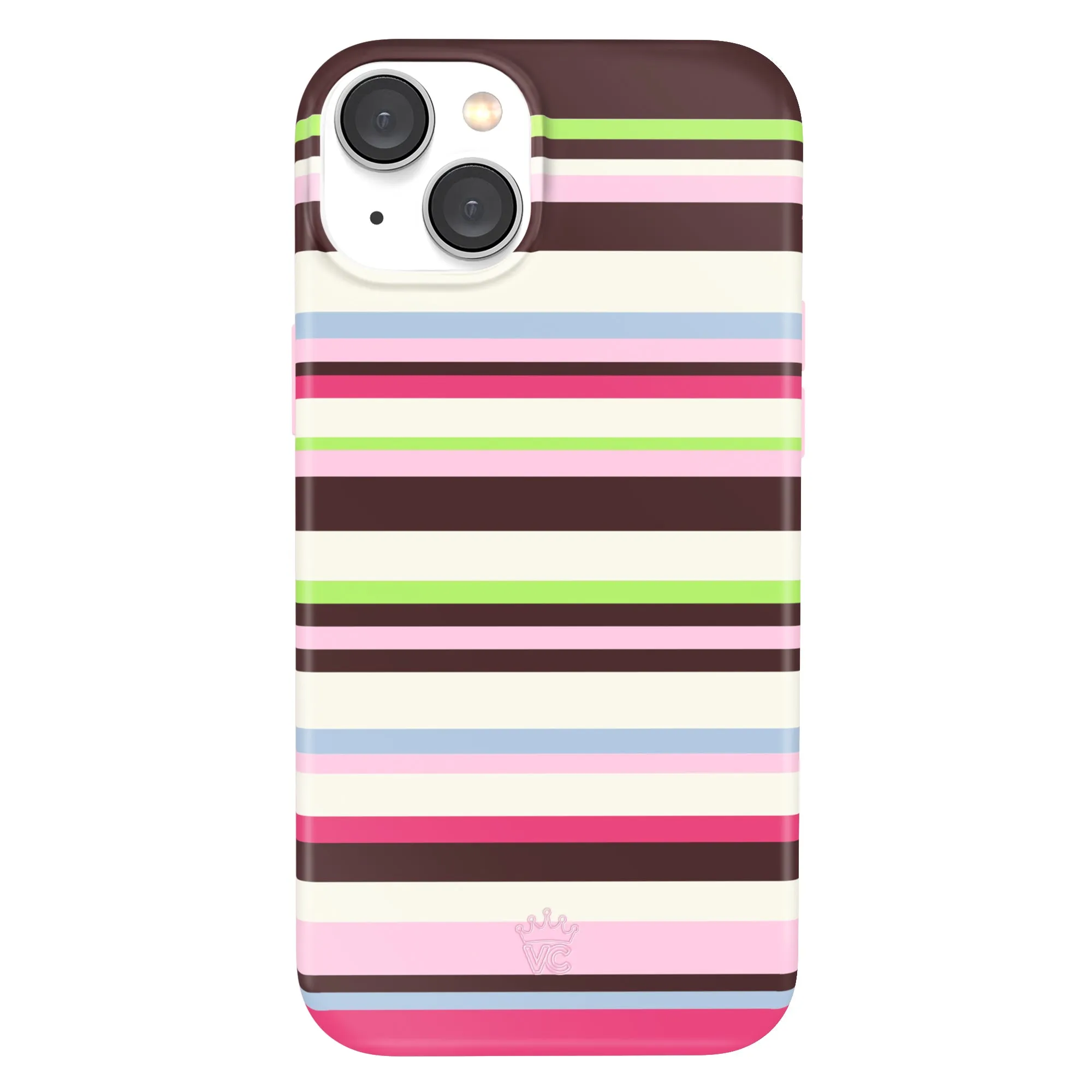Sweet Treat Stripes iPhone Case sold by Velvet Caviar