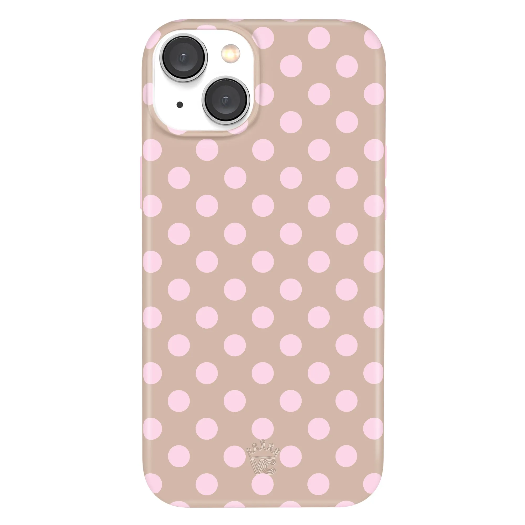 Brown Sugar Polka Dot iPhone Case sold by Velvet Caviar