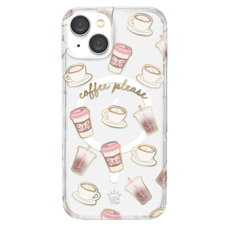 Coffee Please iPhone Case made by Velvet Caviar