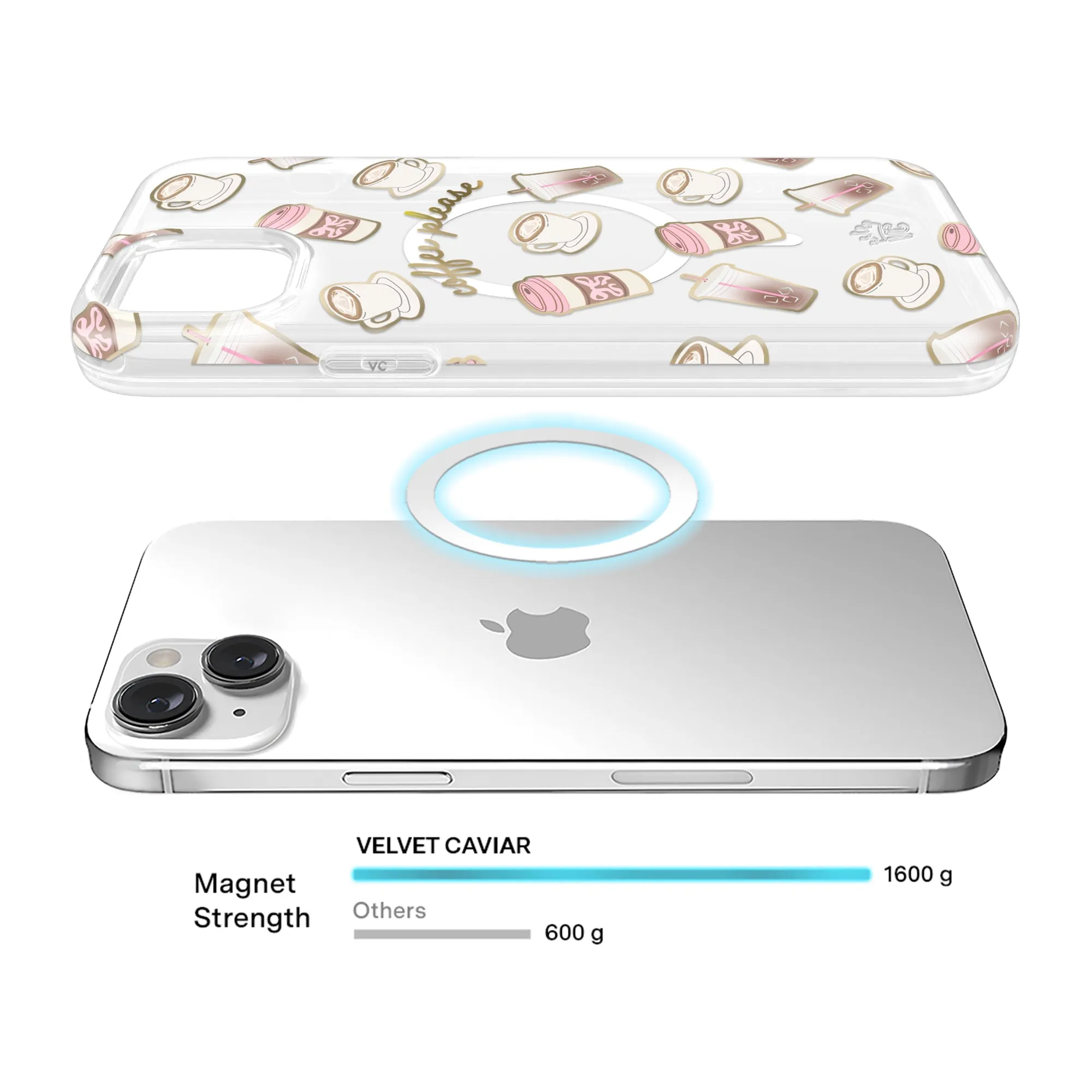 Coffee Please iPhone Case sold by Velvet Caviar product image thumbnail 4