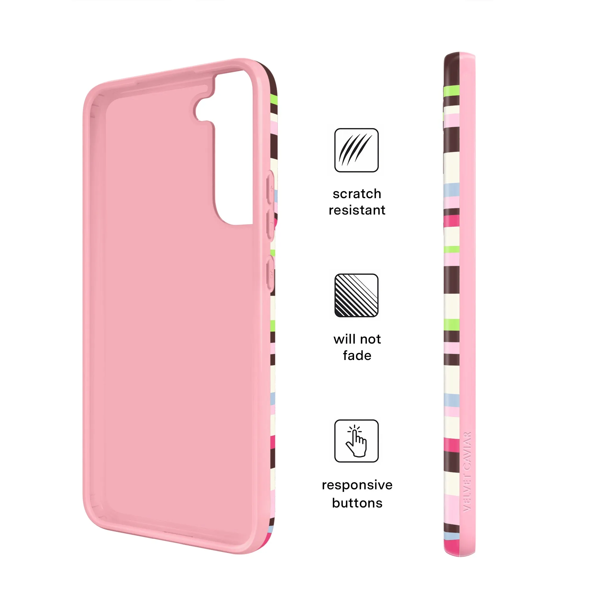 Sweet Treat Stripes Samsung Case sold by Velvet Caviar product image thumbnail 5