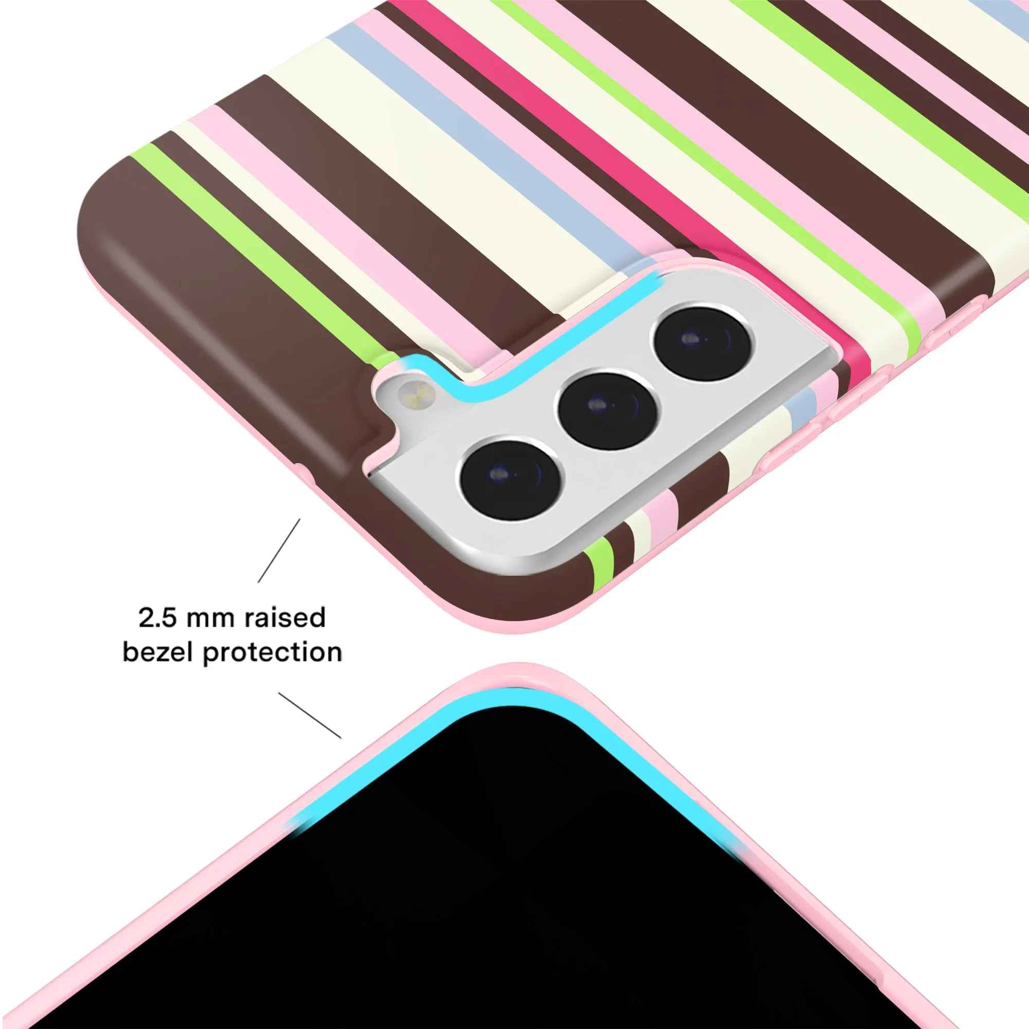 Sweet Treat Stripes Samsung Case sold by Velvet Caviar product image thumbnail 3