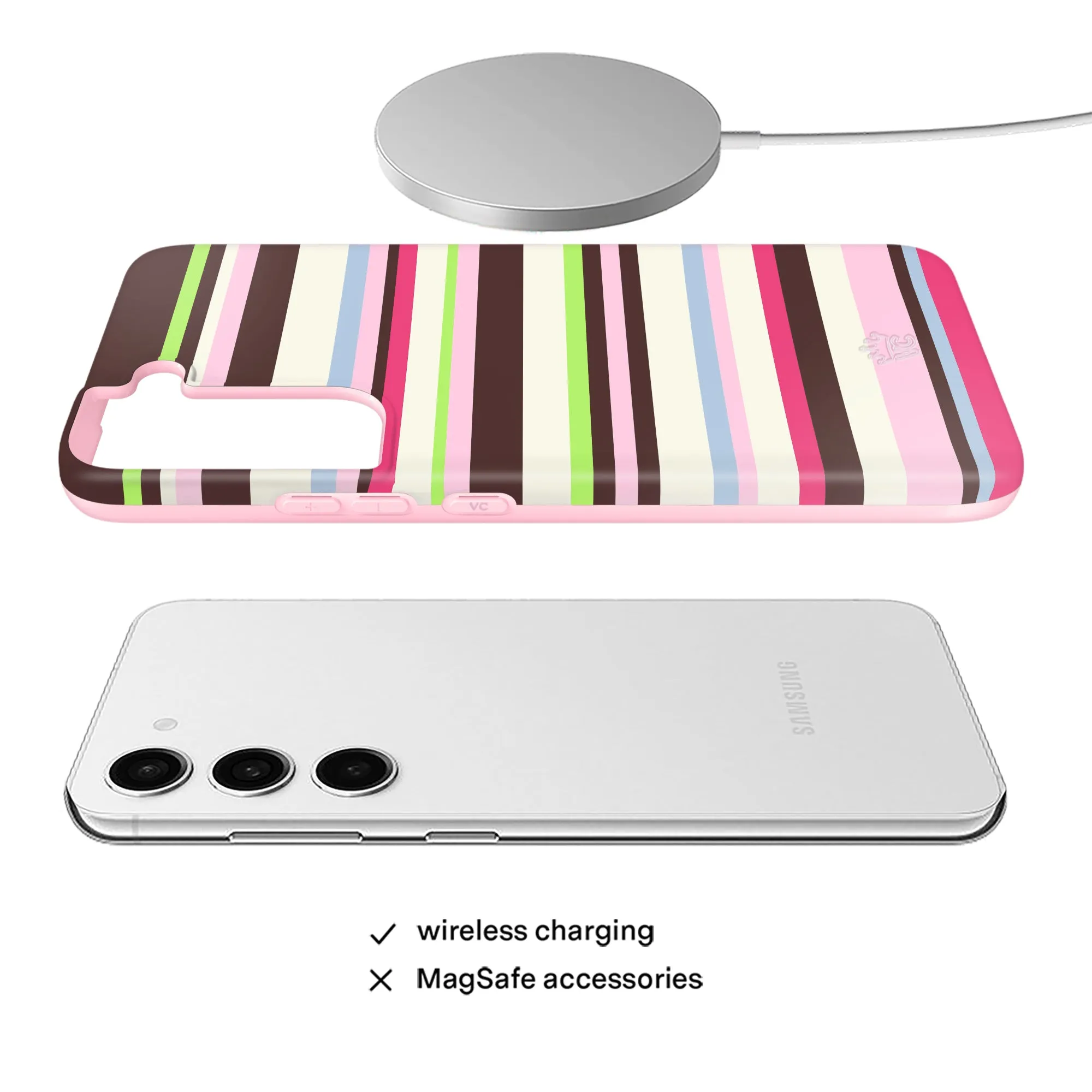 Sweet Treat Stripes Samsung Case sold by Velvet Caviar product image thumbnail 4
