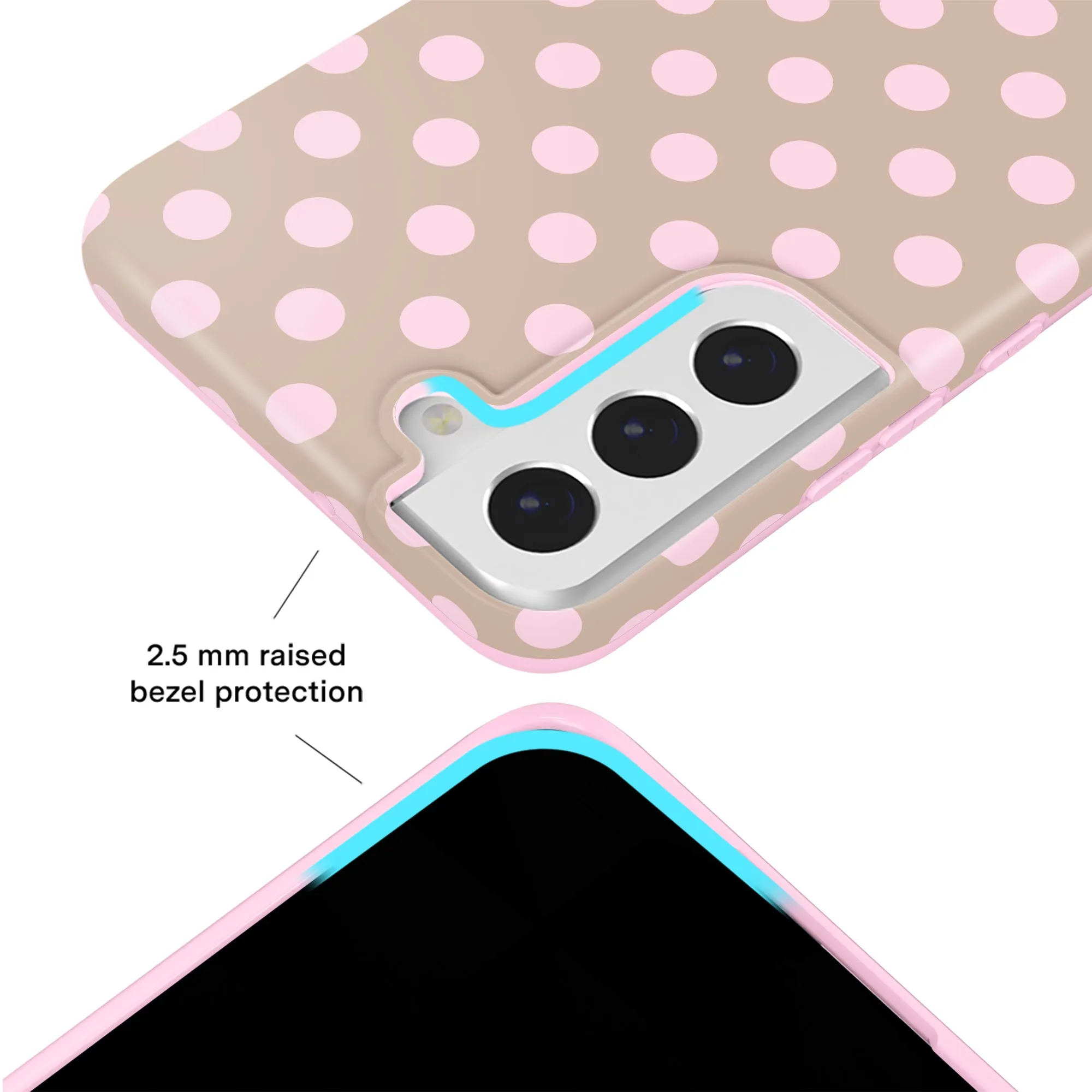 Brown Sugar Polka Dot Samsung Case sold by Velvet Caviar product image thumbnail 3