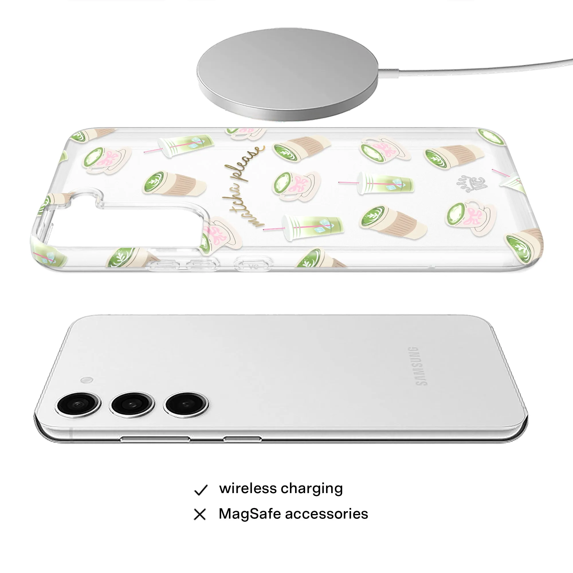Matcha Please Samsung Case sold by Velvet Caviar product image thumbnail 4