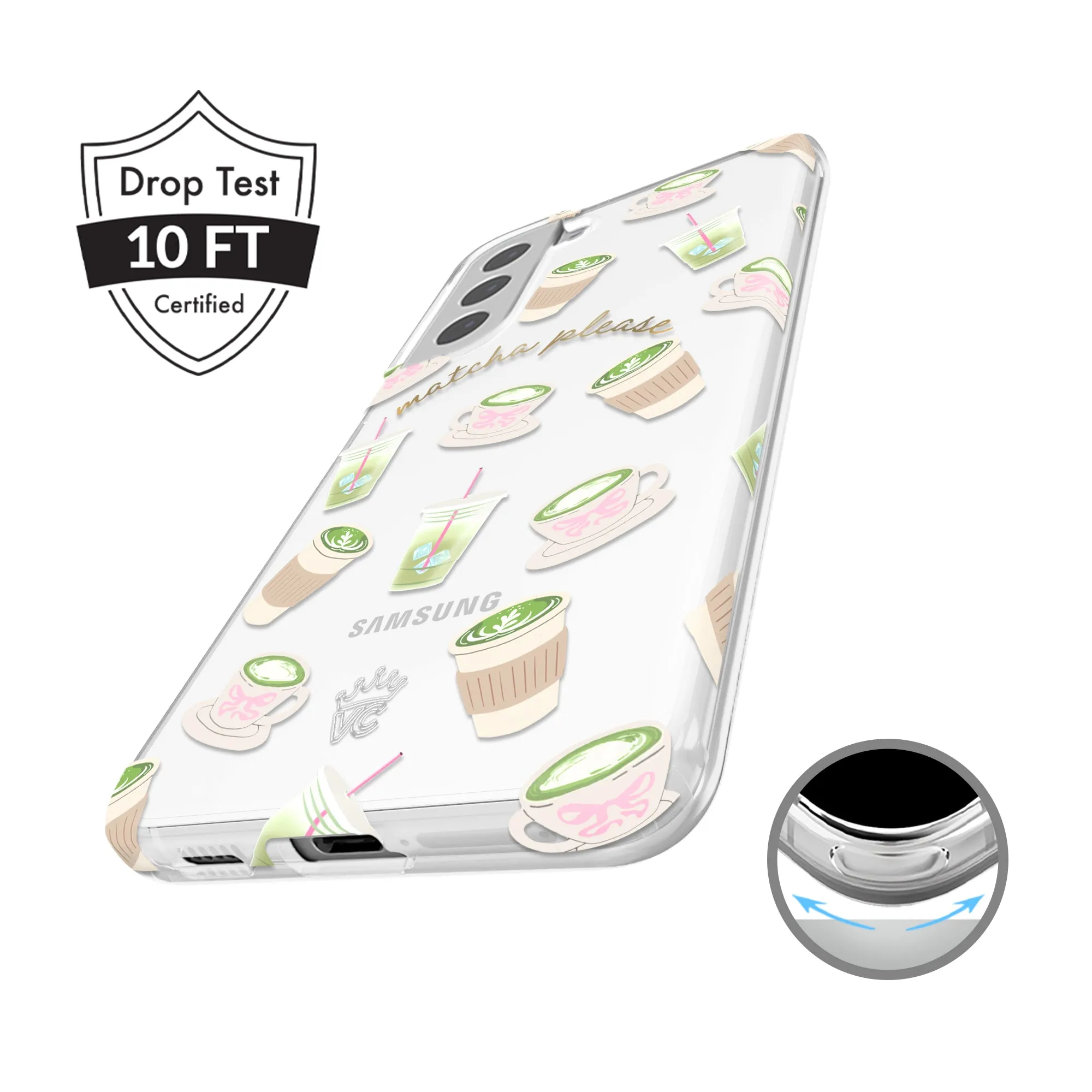 Matcha Please Samsung Case sold by Velvet Caviar product image thumbnail 2