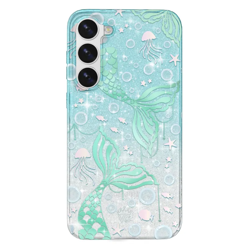 Mermaid Glitter Holo Samsung Case made by Velvet Caviar
