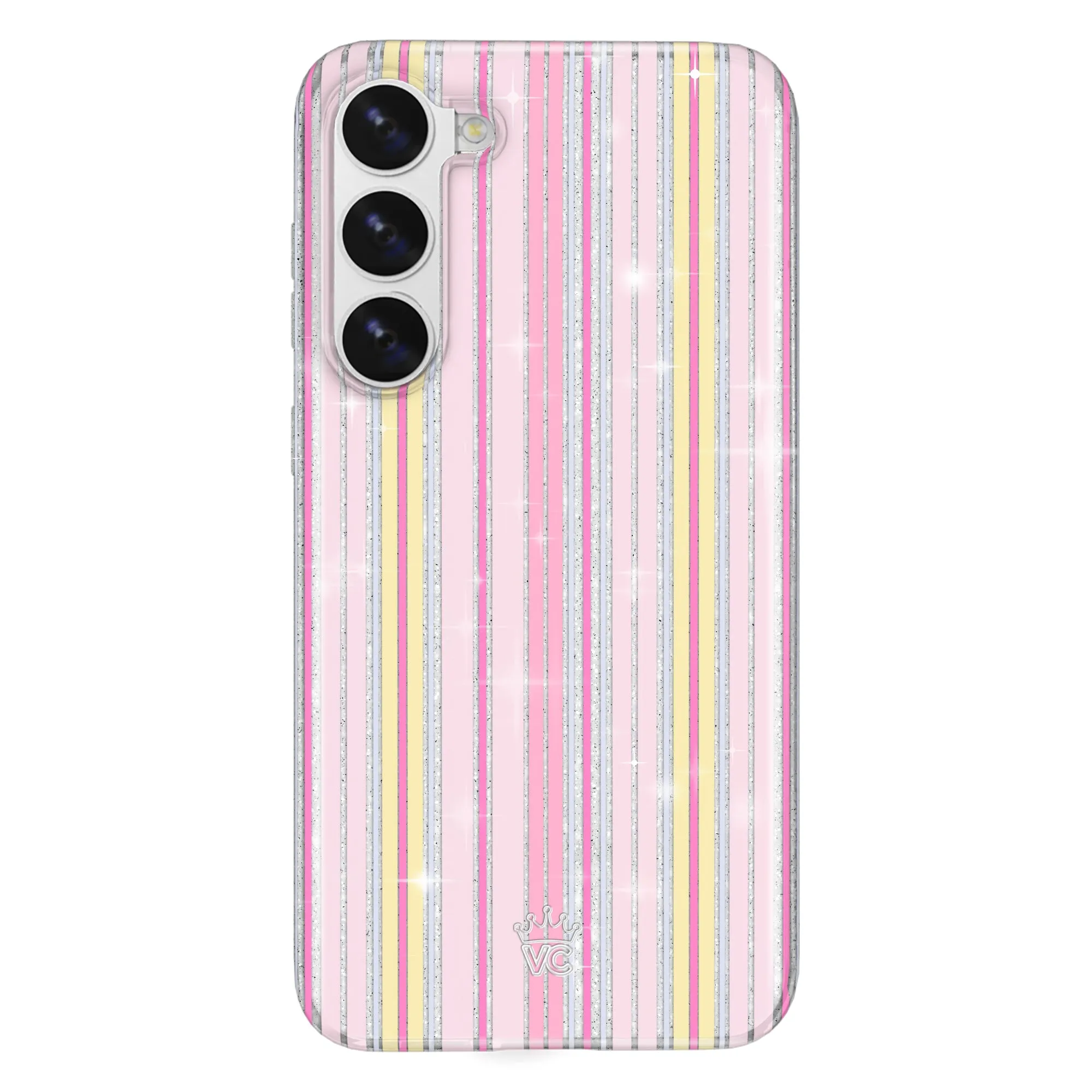 Sunkissed Stripes Glitter Samsung Case sold by Velvet Caviar