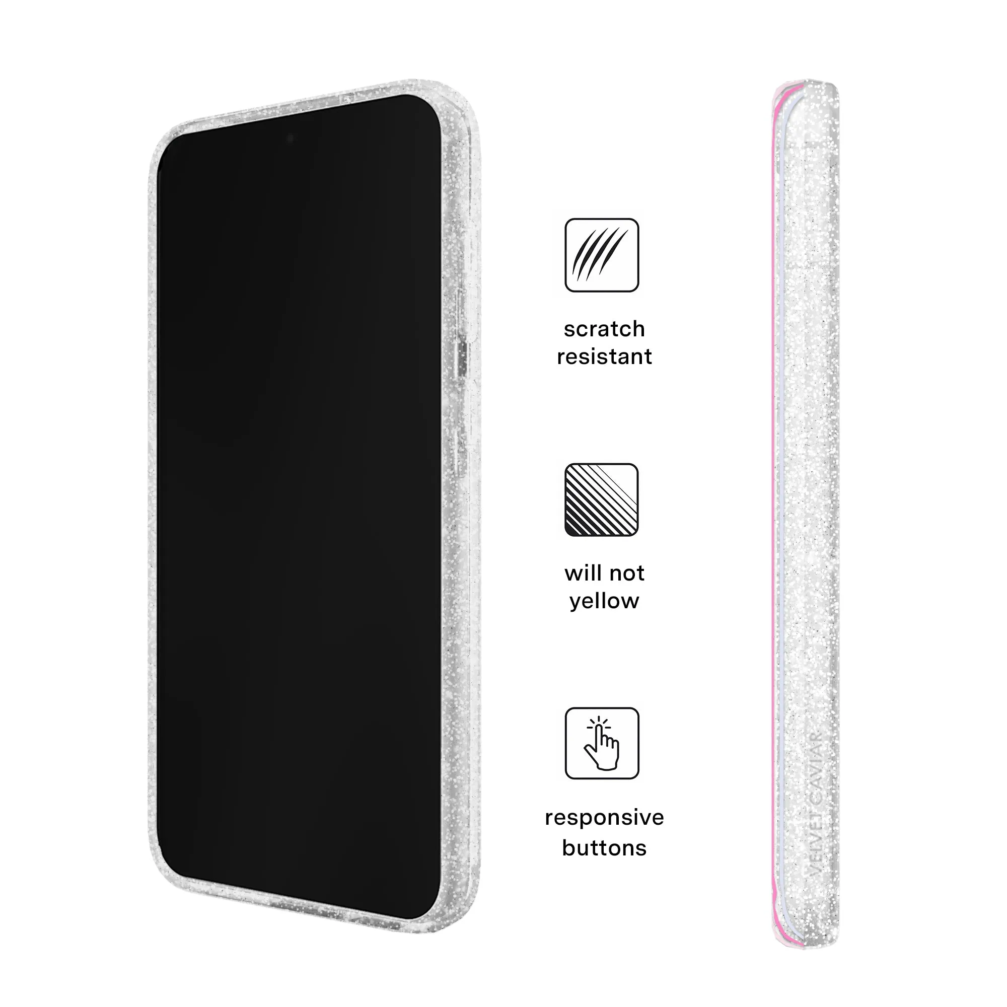 Sunkissed Stripes Glitter Samsung Case sold by Velvet Caviar product image thumbnail 5