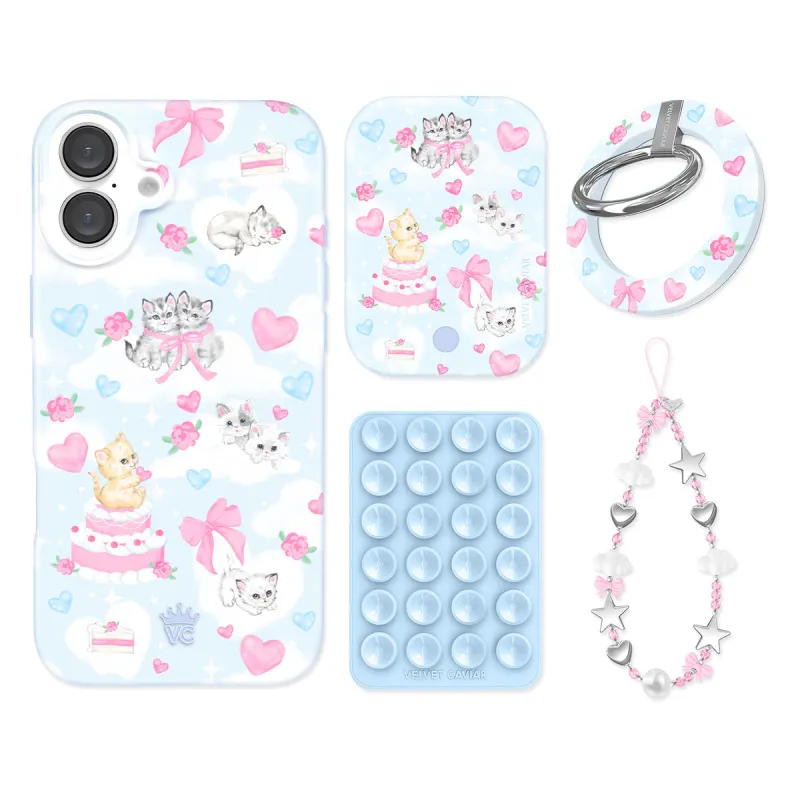 Kitten Kisses iPhone Bundle Set - Grip made by Velvet Caviar