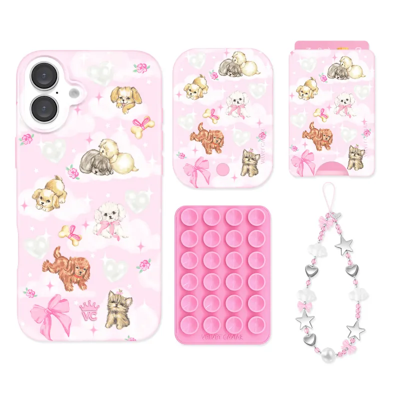 Puppy Love iPhone Bundle Set - Wallet made by Velvet Caviar